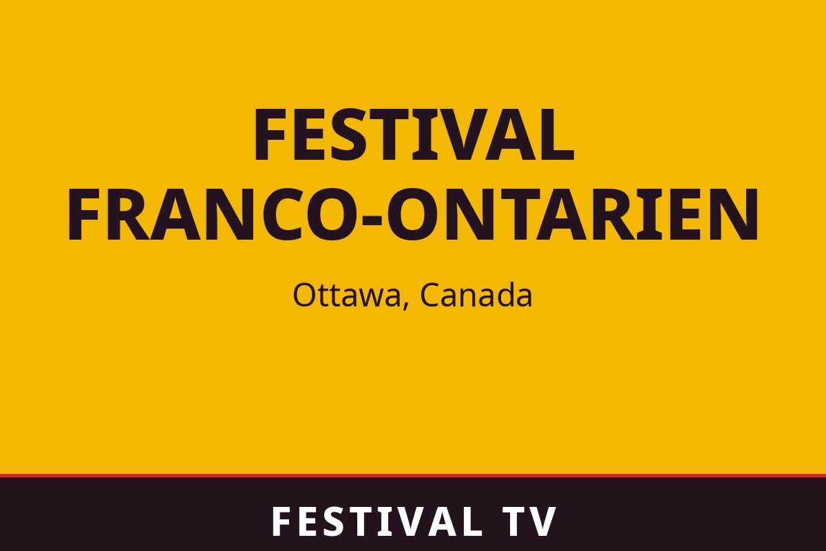 Festival Franco-Ontarien — visuel Festival TV