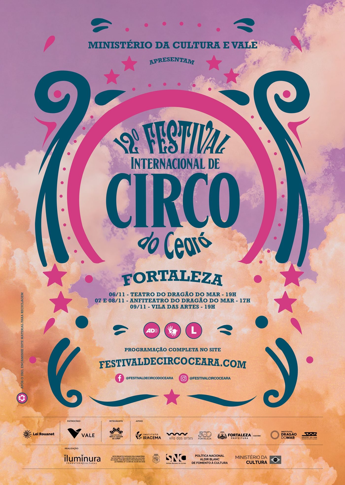 Festival Internacional de Circo do Ceará — affiche / photo officielle