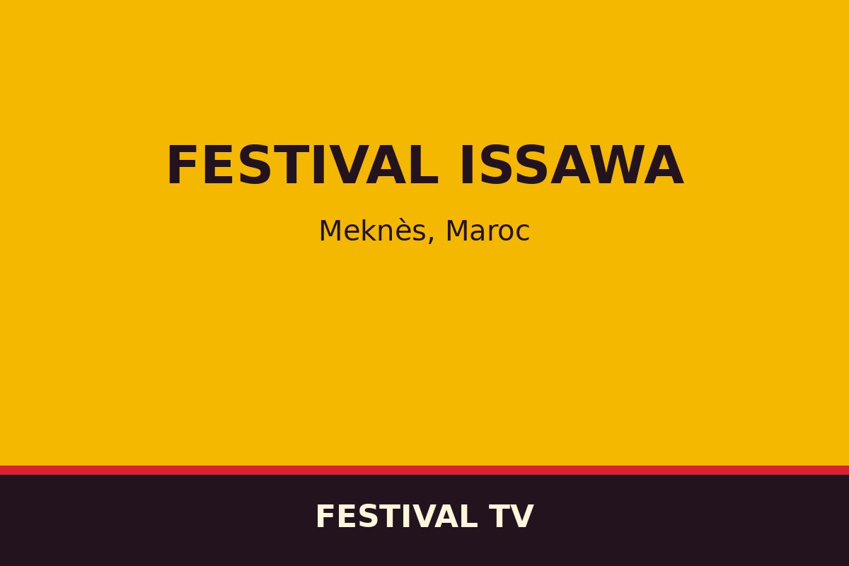 Festival Issawa — affiche / photo officielle