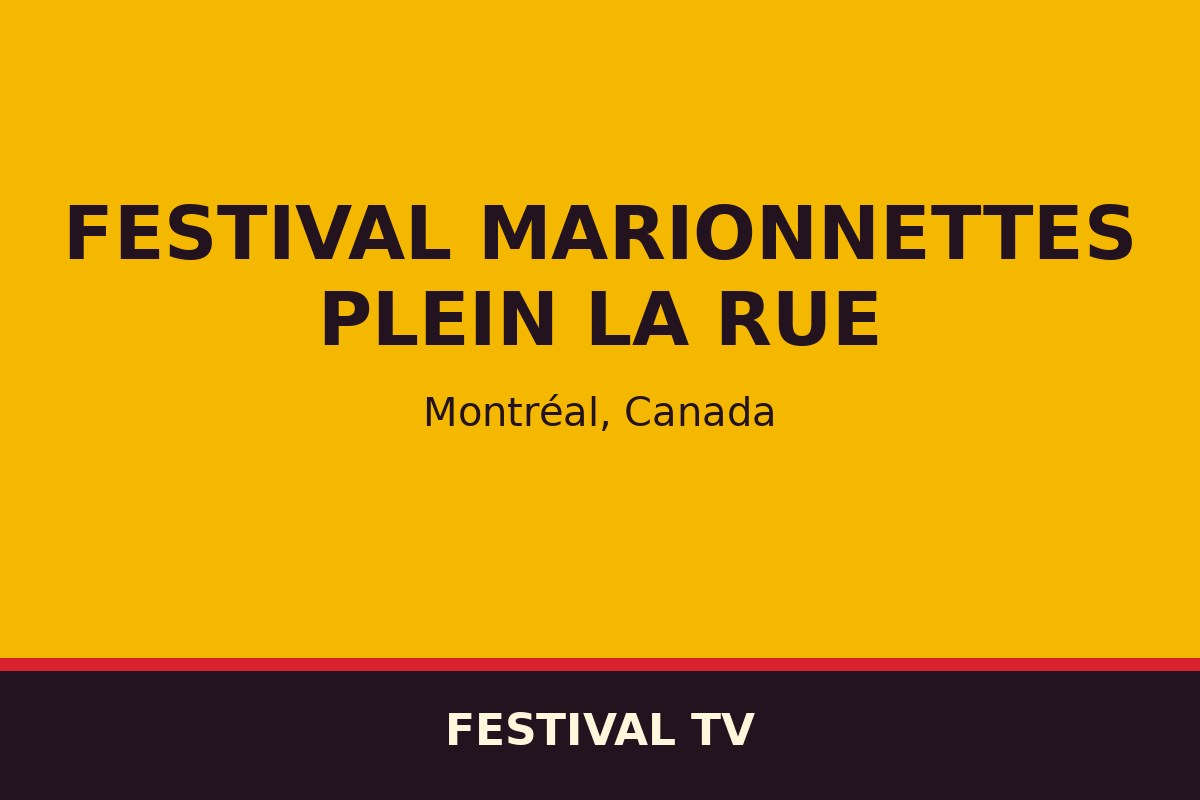 Festival Marionnettes plein la rue — affiche / photo officielle