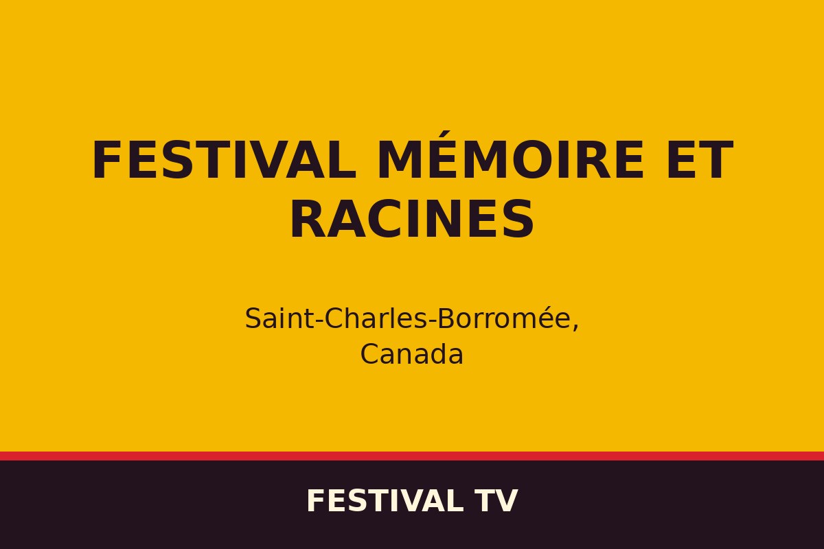 Festival Mémoire et Racines — affiche / photo officielle