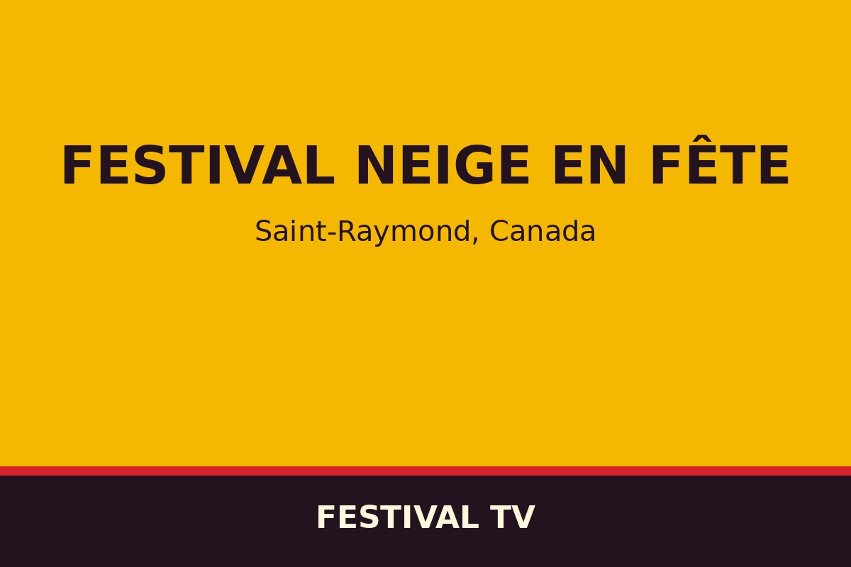 Festival Neige en fête — affiche / photo officielle