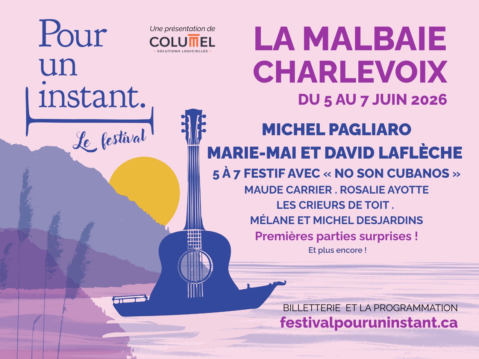 Festival Pour un Instant — affiche / photo officielle