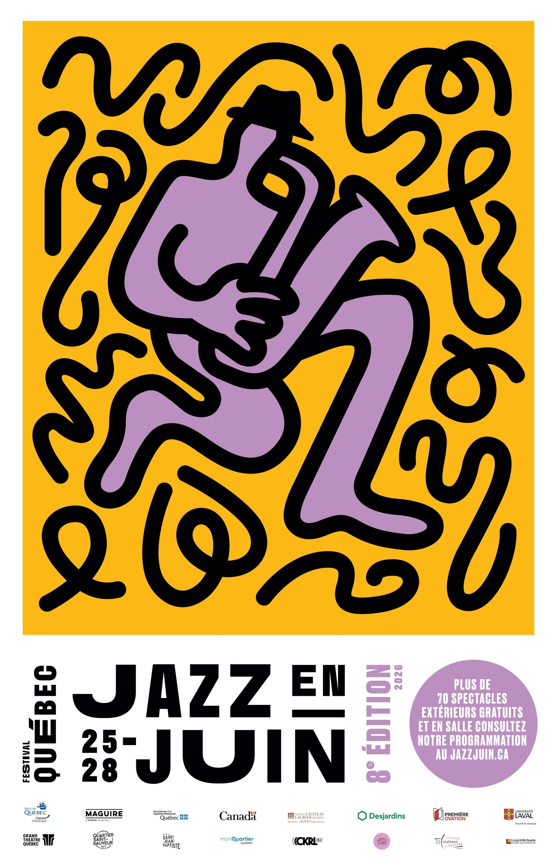 Festival Québec Jazz en juin — affiche / photo officielle