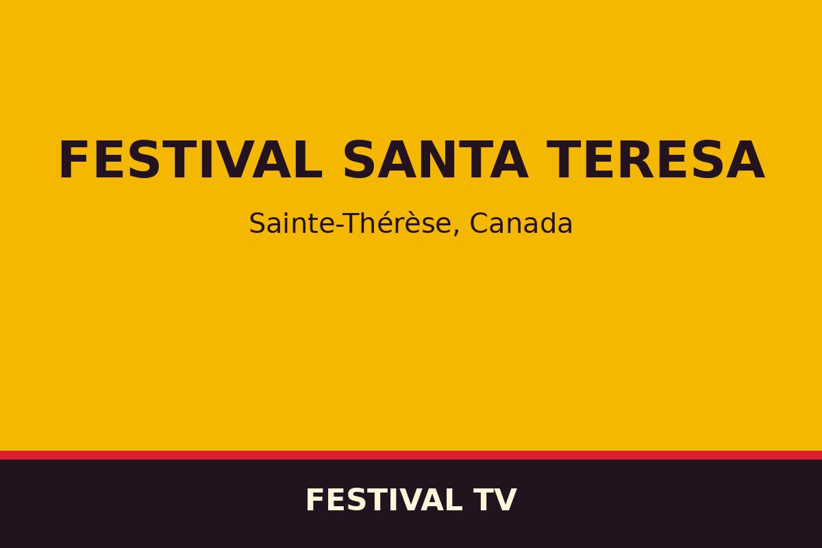 Festival Santa Teresa — affiche / photo officielle