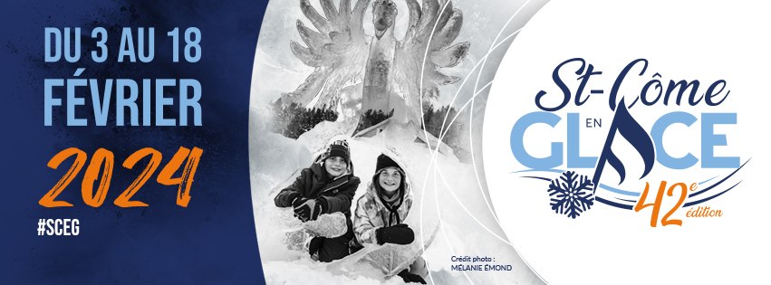 Festival St-Côme en glace — affiche / photo officielle