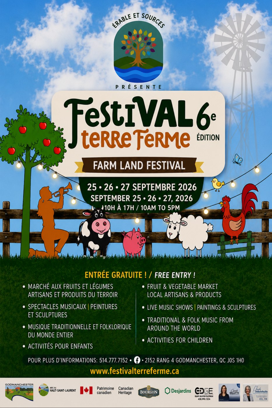 Festival Terre Ferme — affiche / photo officielle
