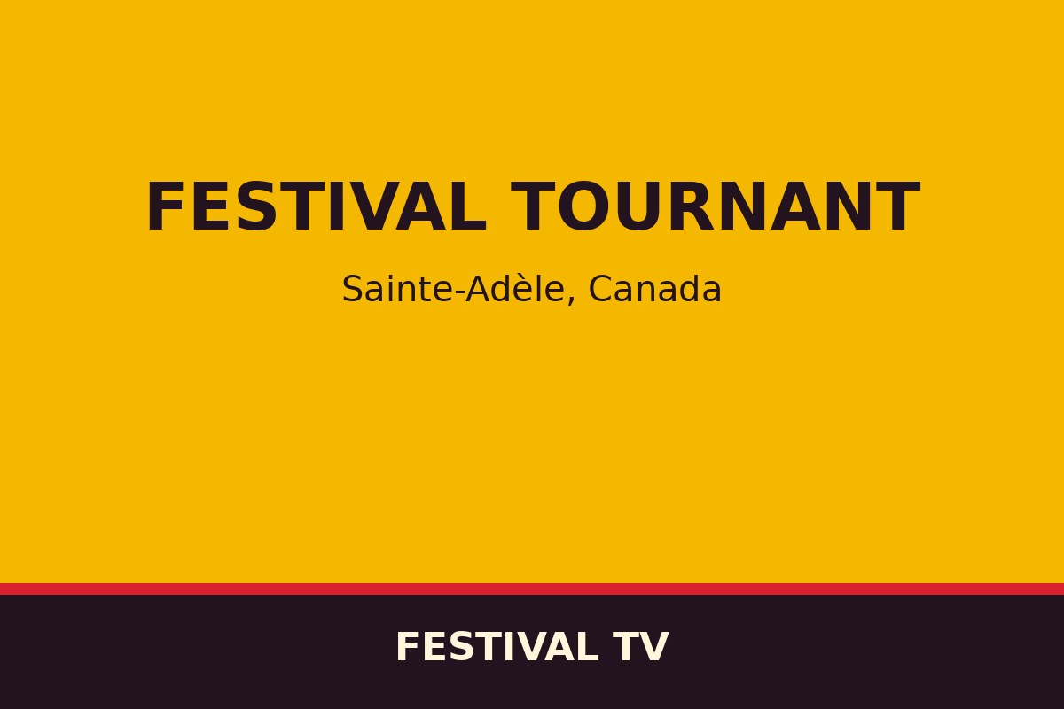 Festival Tournant — affiche / photo officielle