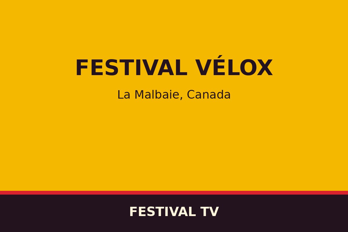 Festival Vélox — affiche / photo officielle