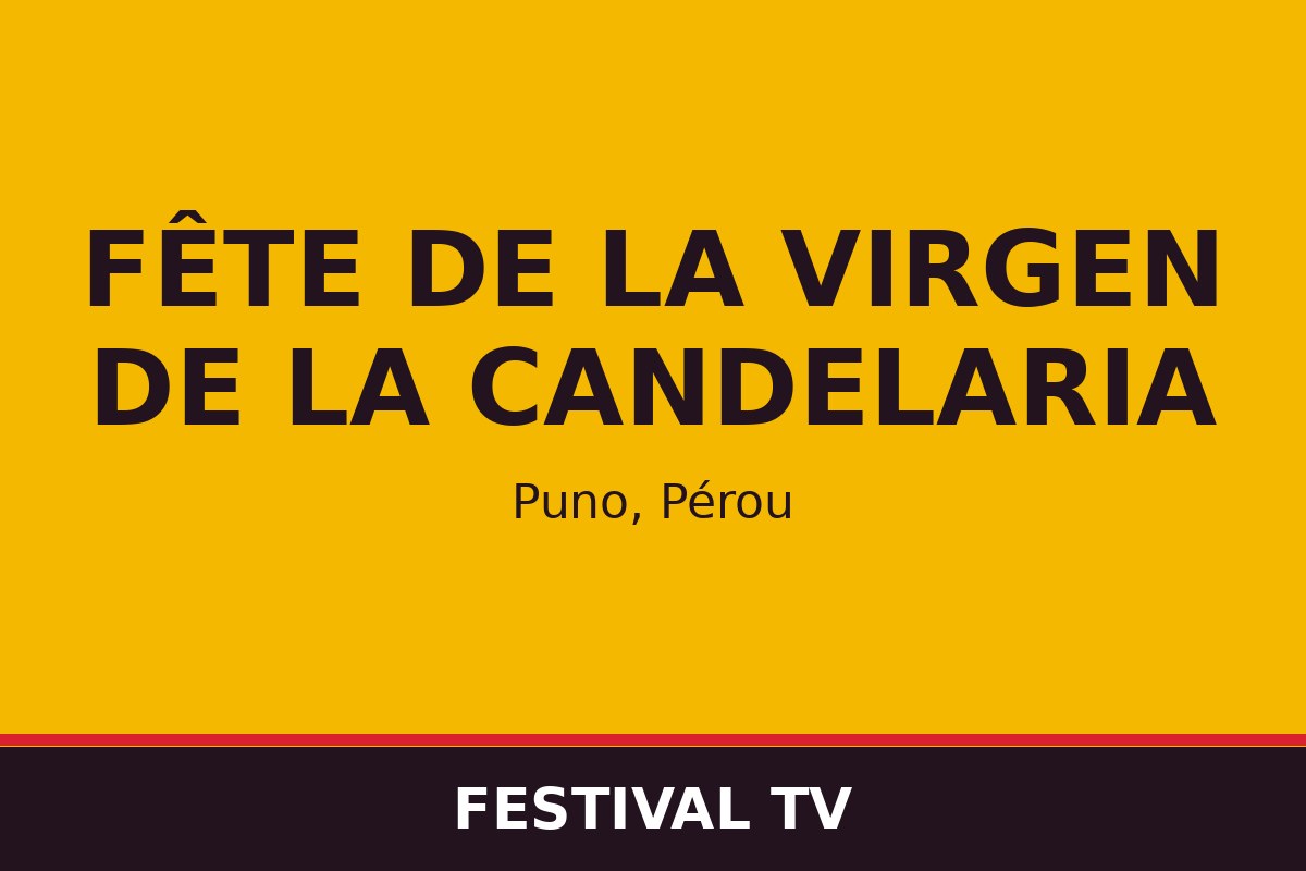Fête de la Virgen de la Candelaria — affiche / photo officielle