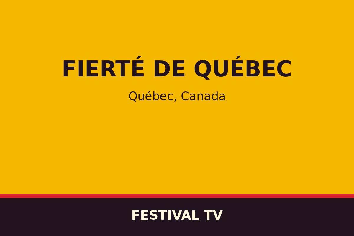Fierté de Québec — affiche / photo officielle