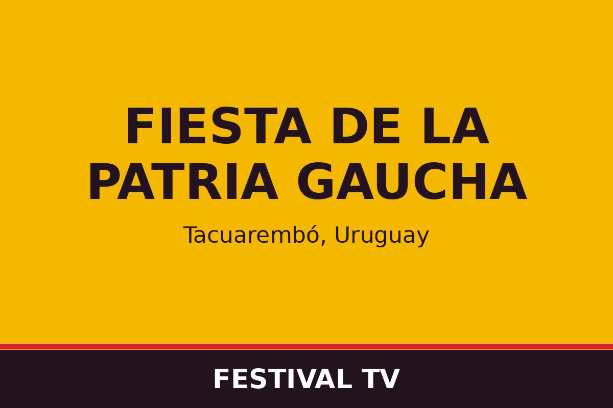 Fiesta de la Patria Gaucha — affiche / photo officielle