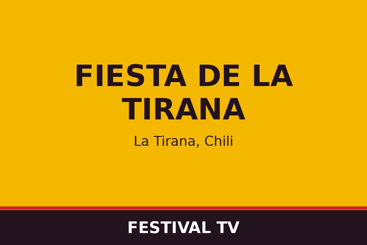 Fiesta de La Tirana — affiche / photo officielle