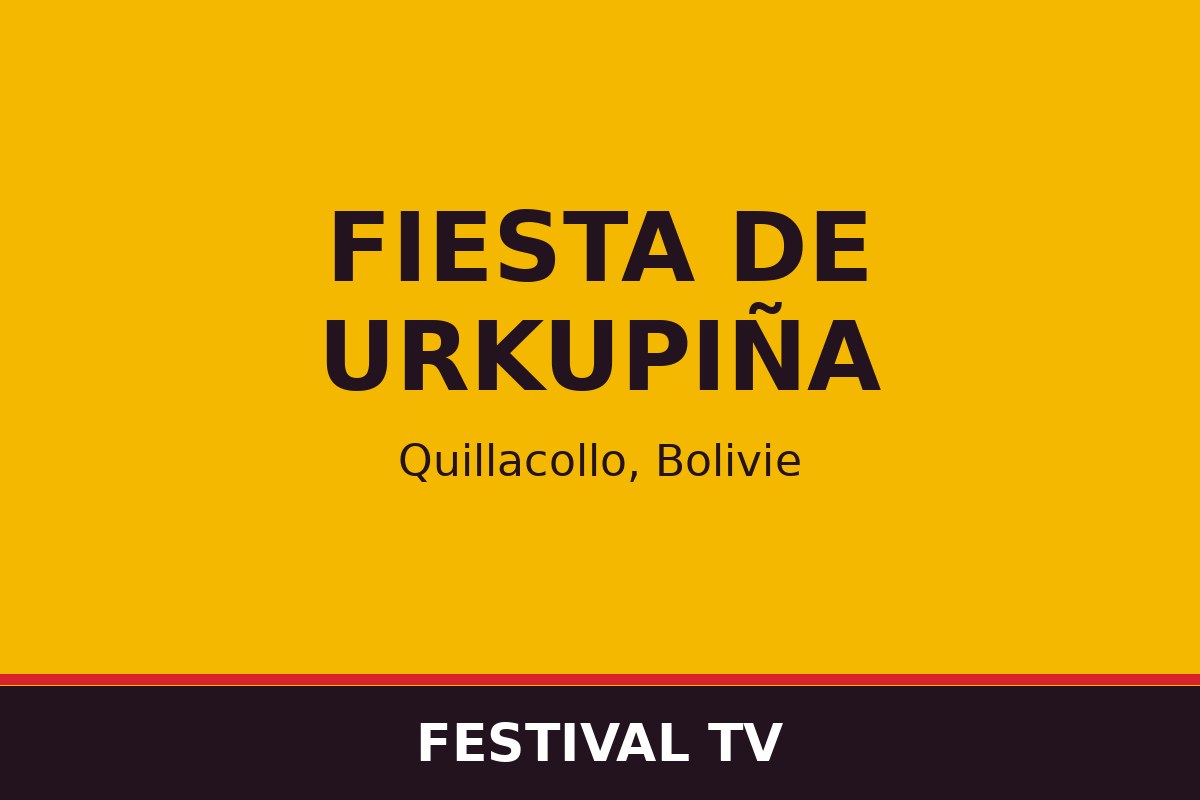 Fiesta de Urkupiña — affiche / photo officielle