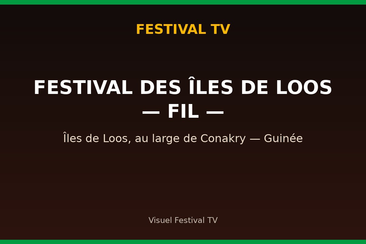 FIL — Festival des Îles de Loos — affiche / photo officielle