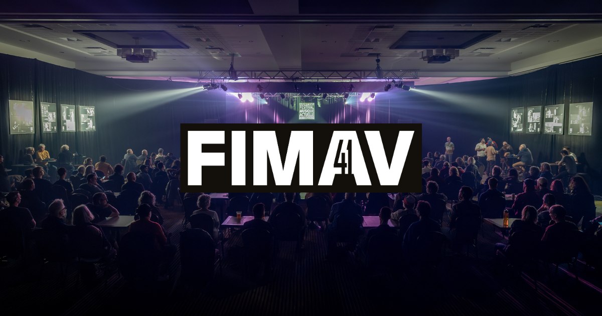FIMAV – Festival international de musique actuelle de Victoriaville — affiche / photo officielle