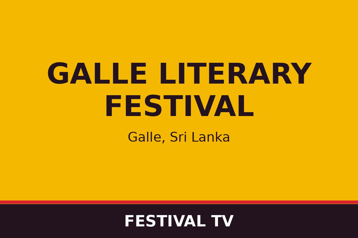 Galle Literary Festival — affiche / photo officielle