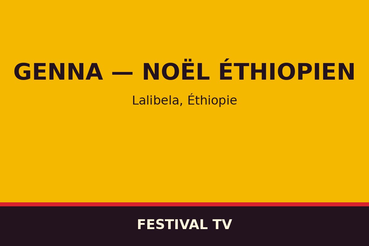 Genna — Noël éthiopien — affiche / photo officielle