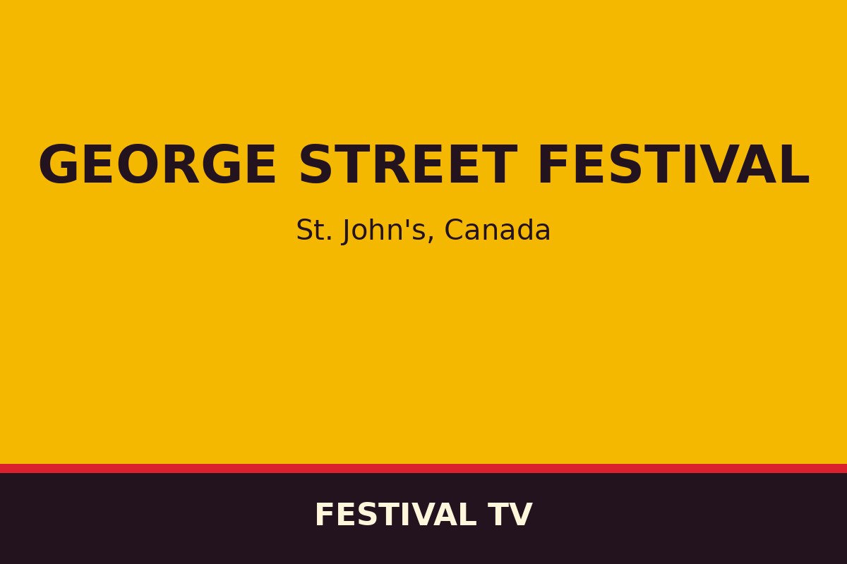 George Street Festival — affiche / photo officielle