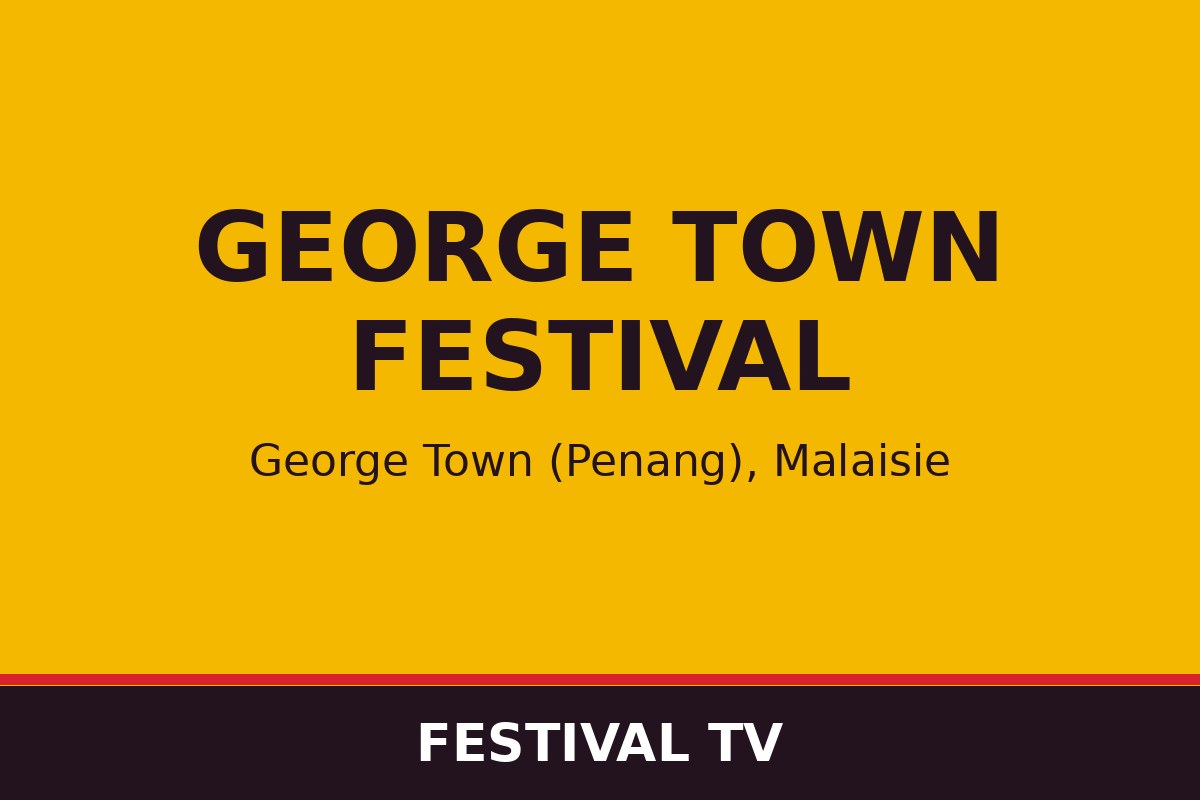 George Town Festival — affiche / photo officielle