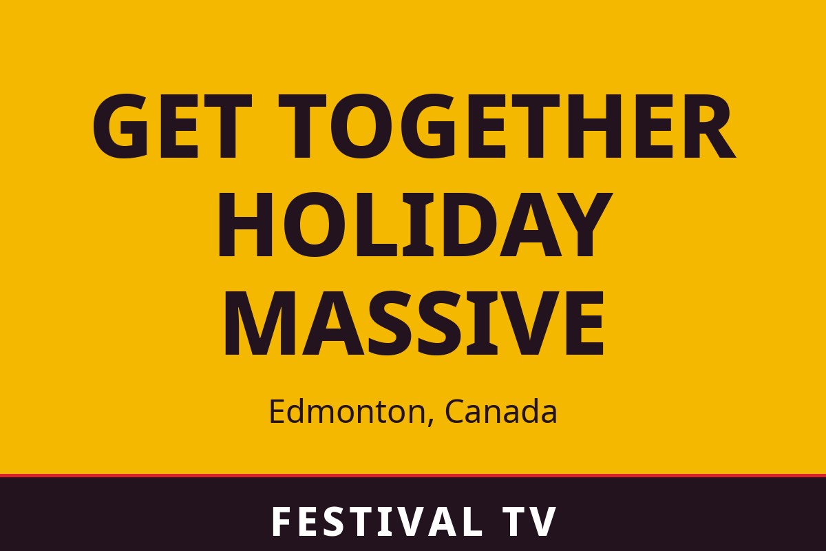 get together Holiday Massive — visuel Festival TV
