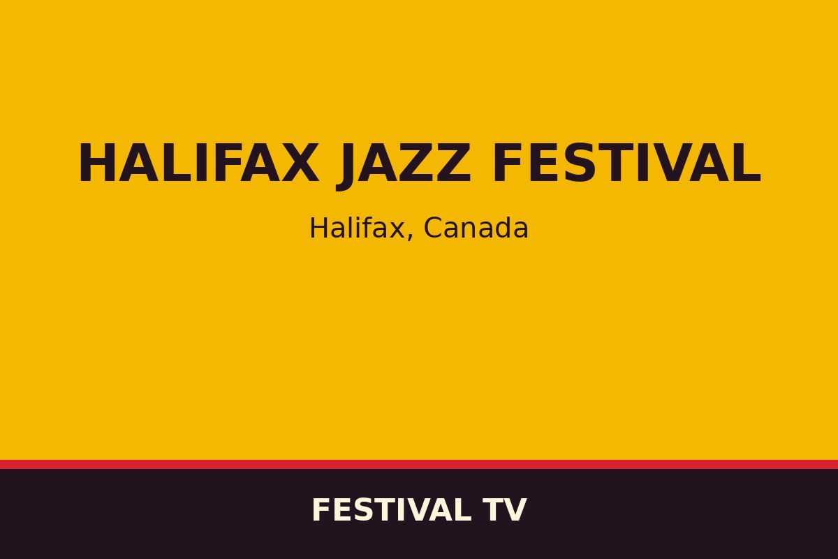 Halifax Jazz Festival — affiche / photo officielle