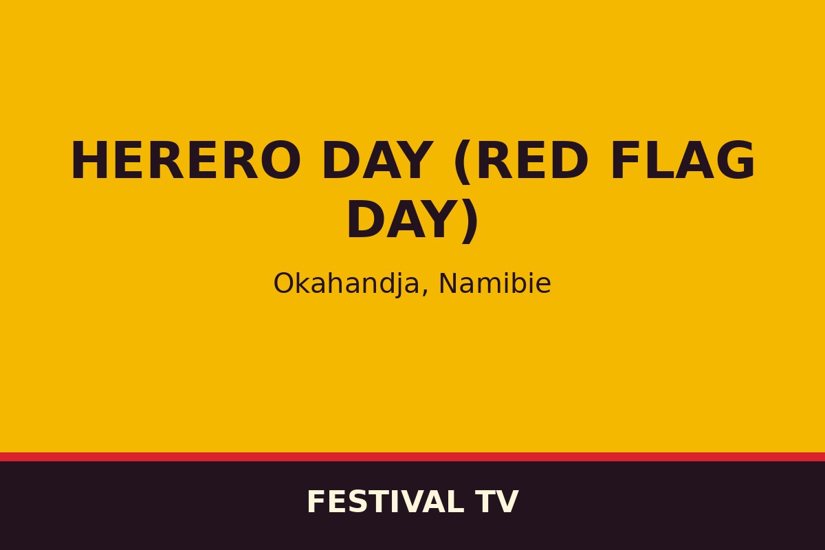 Herero Day (Red Flag Day) — affiche / photo officielle