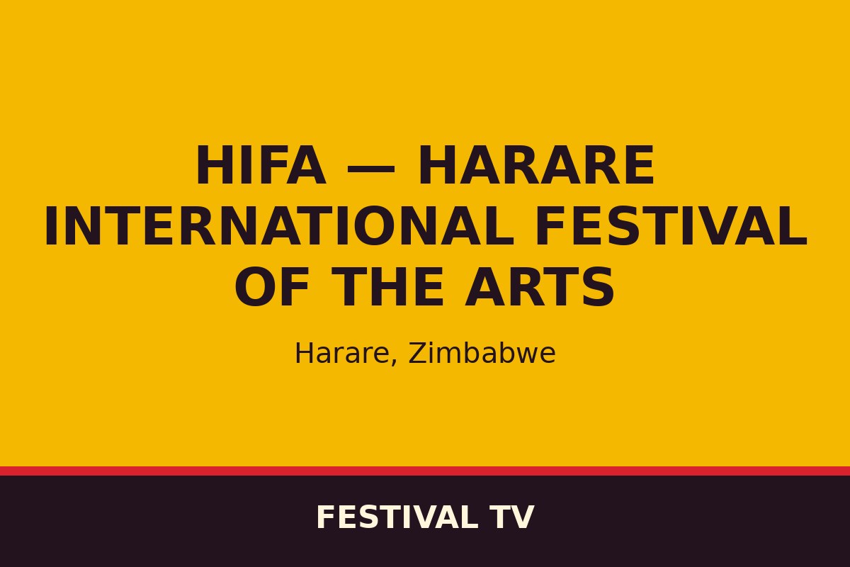 HIFA — Harare International Festival of the Arts — affiche / photo officielle