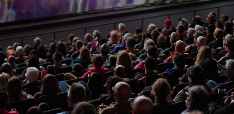 Hot Docs audience in Cinesphere Hall, Toronto