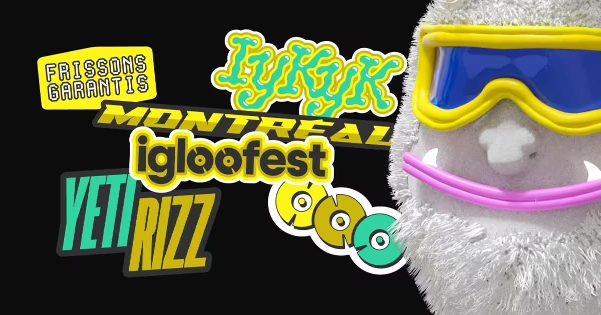 Igloofest Montréal — affiche / photo officielle