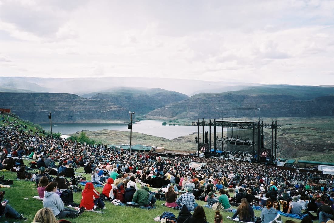 La colline du festival Sasquatch