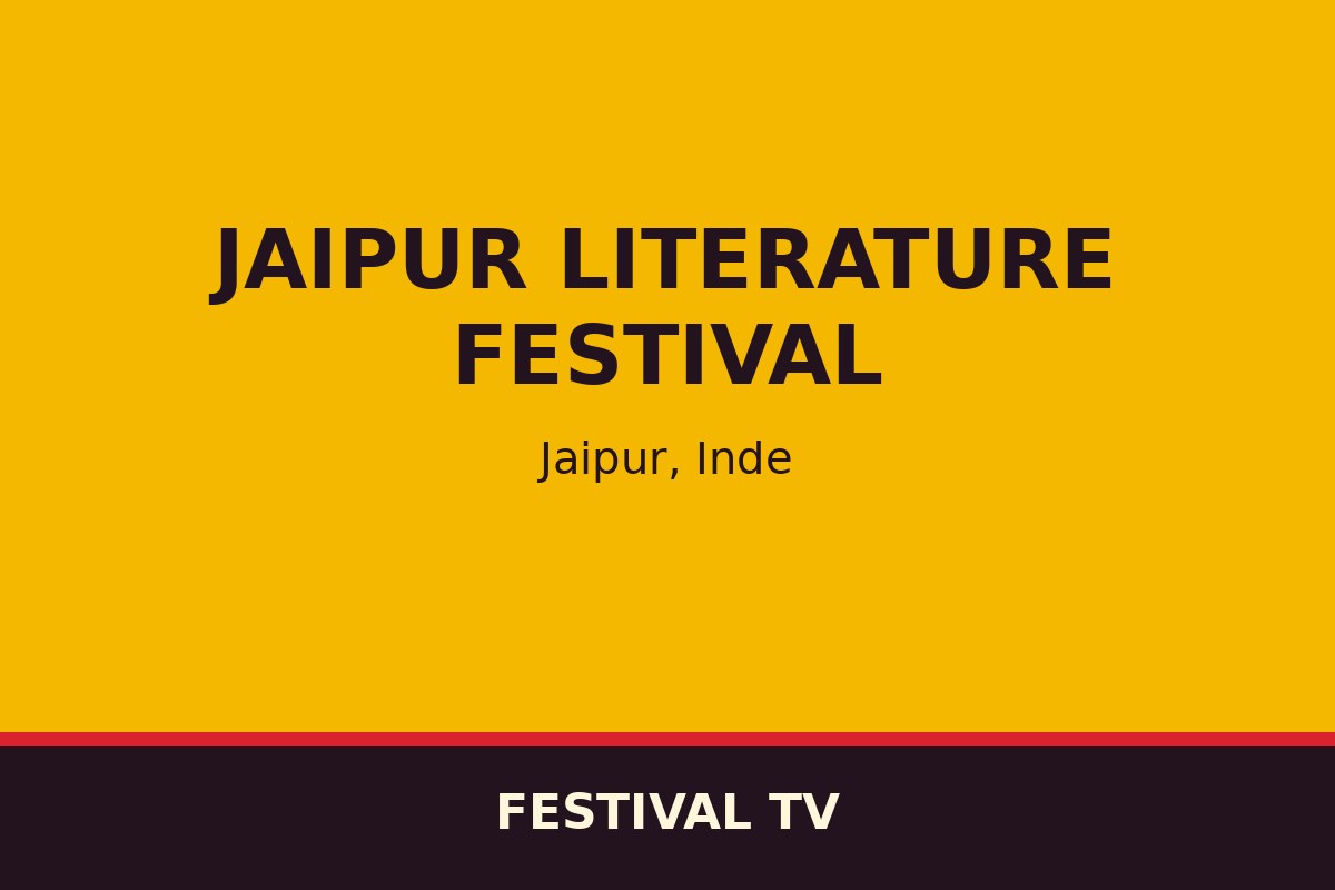 Jaipur Literature Festival — affiche / photo officielle