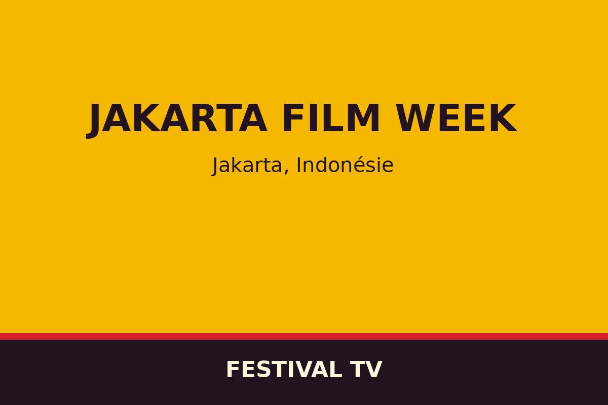 Jakarta Film Week — affiche / photo officielle