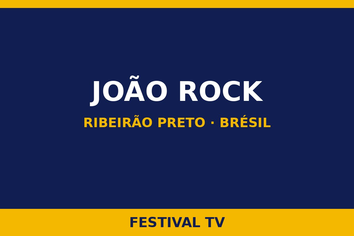 João Rock — João Rock · Ribeirão Preto, Brésil