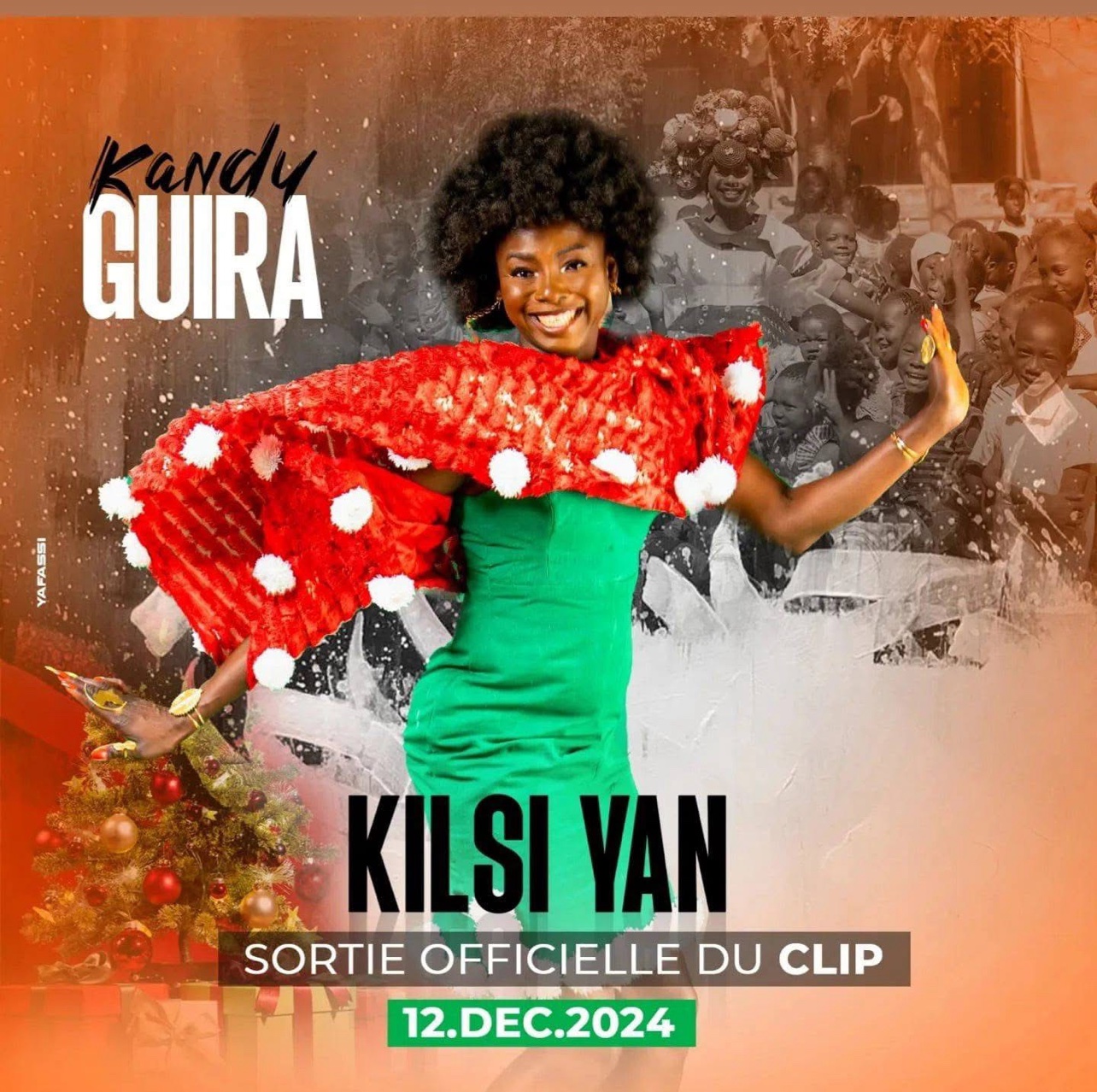 Official poster for the release of the Kilsi Yan music video by Kandy Guira