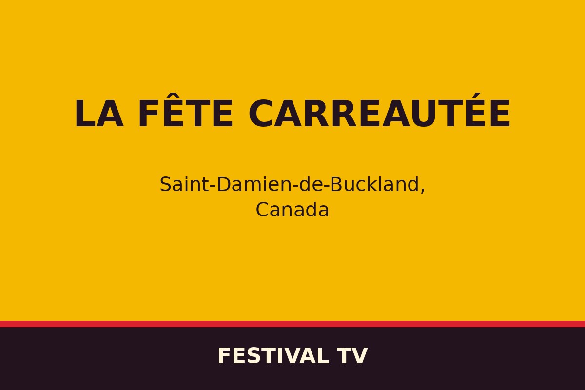 La Fête Carreautée — affiche / photo officielle