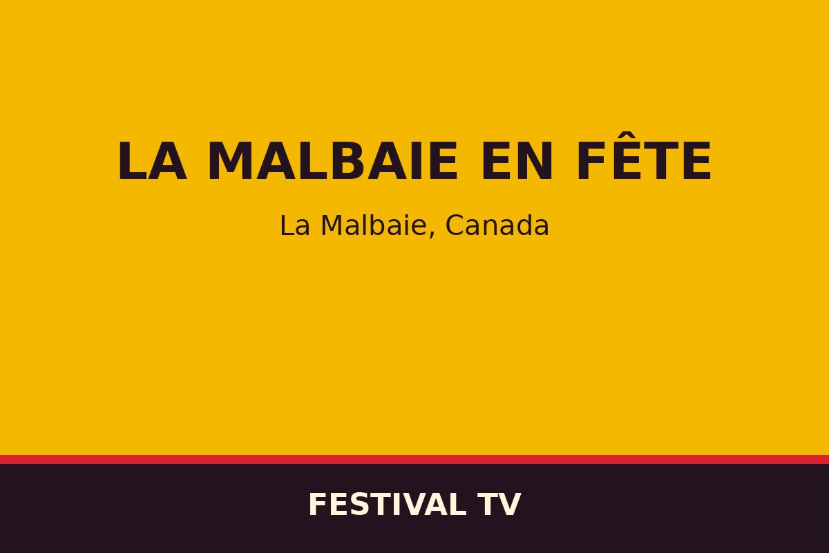 La Malbaie en Fête — affiche / photo officielle