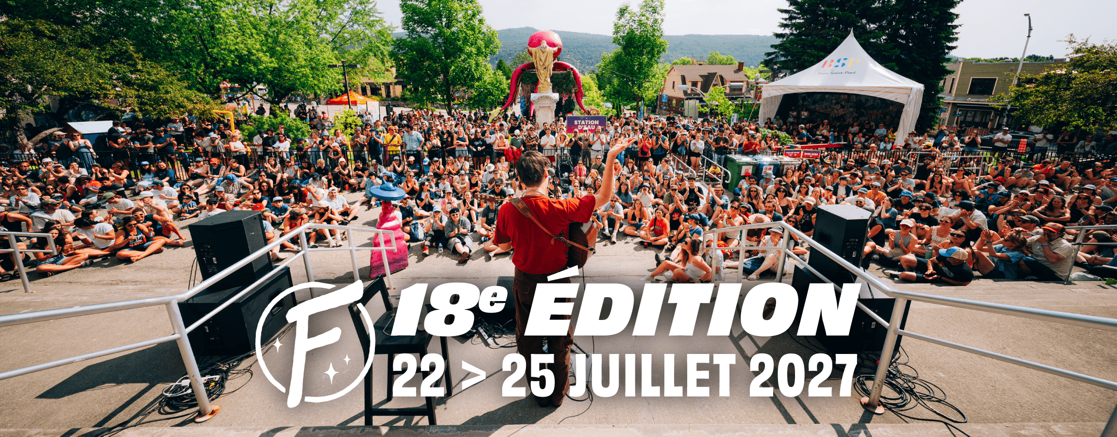 The official visual of the Festif! 2027, in Baie-Saint-Paul