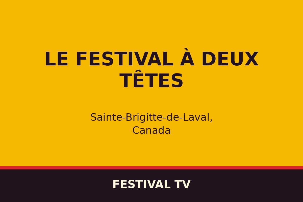 Le Festival à deux têtes — affiche / photo officielle