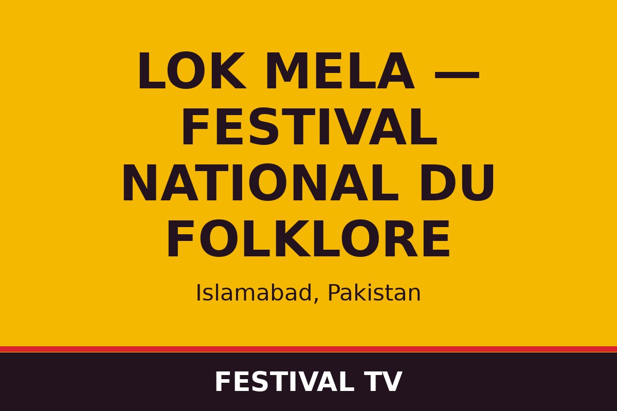 Lok Mela — festival national du folklore — affiche / photo officielle