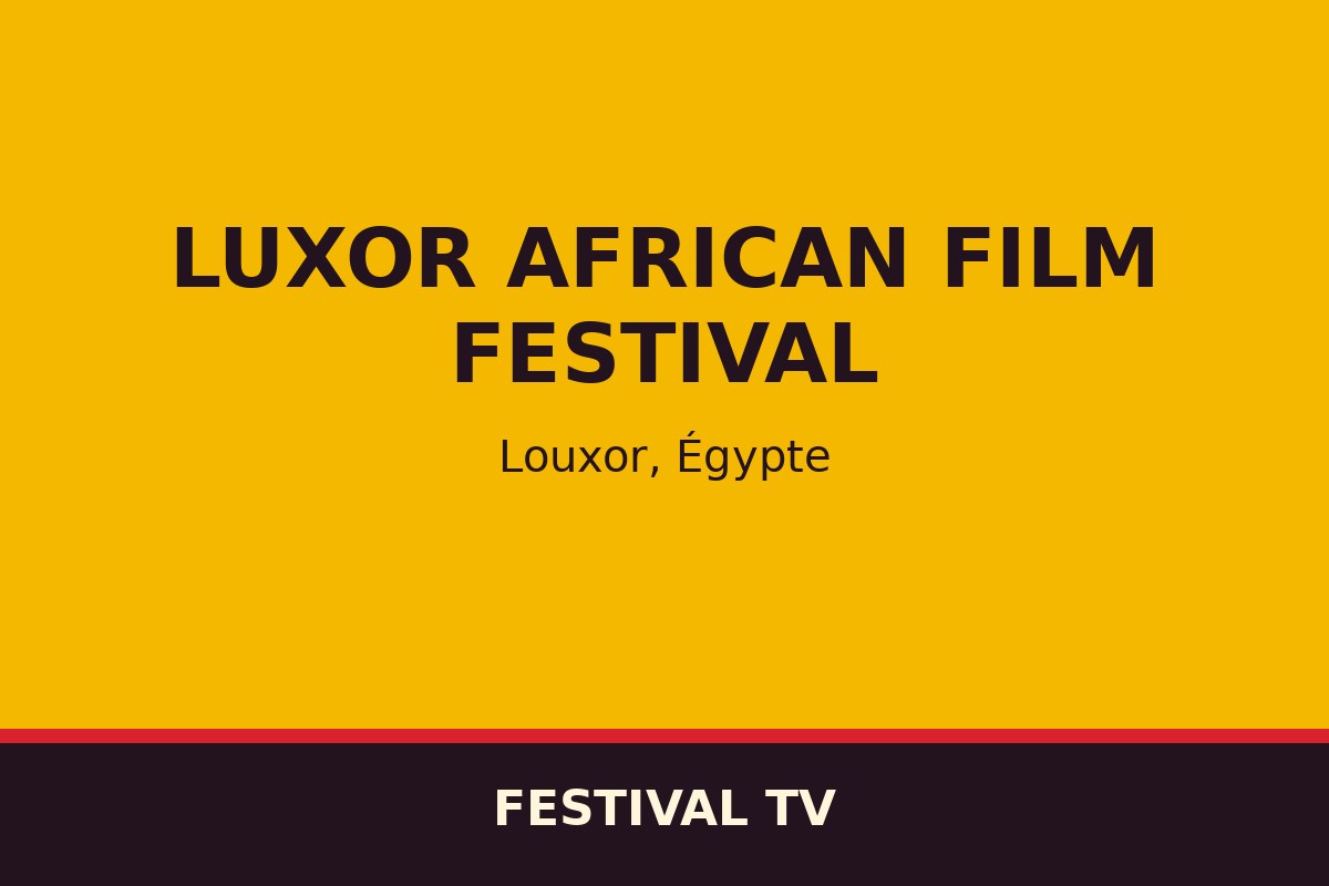 Luxor African Film Festival — affiche / photo officielle