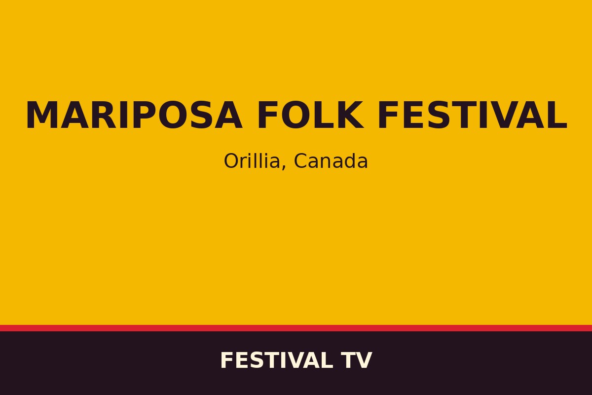 Mariposa Folk Festival — affiche / photo officielle