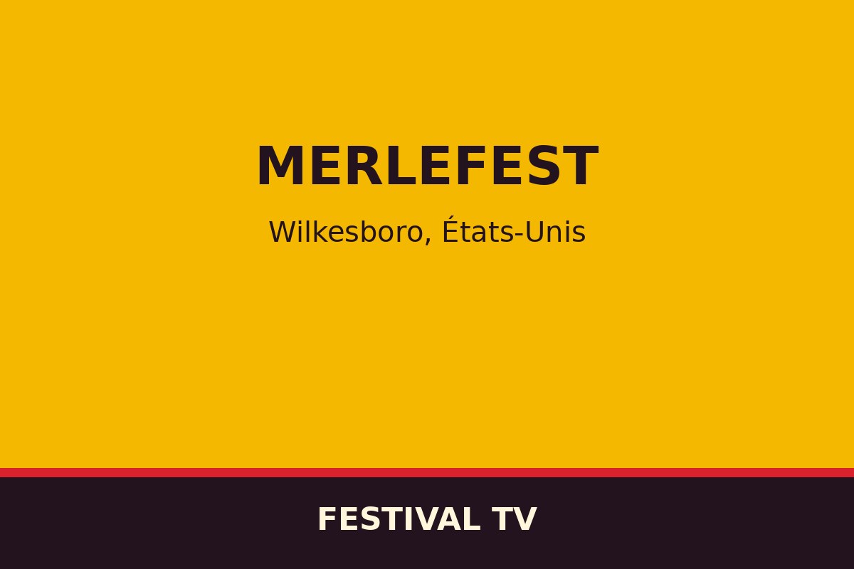 MerleFest — affiche / photo officielle