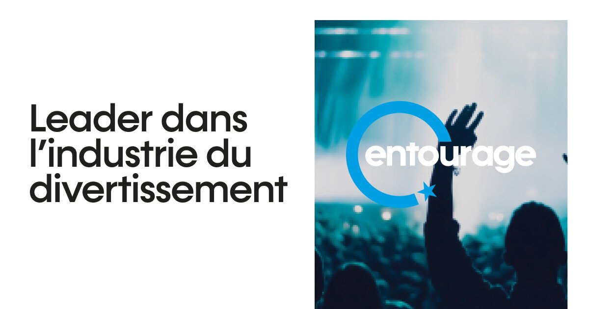 Groupe Entourage — Maisons de production d'artistes et de spectacles, Canada