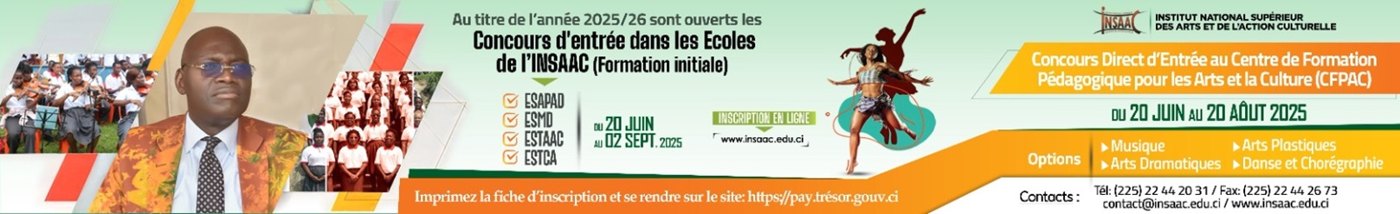Institut national supérieur des arts et de l’action culturelle — Institutions culturelles, Côte d’Ivoire
