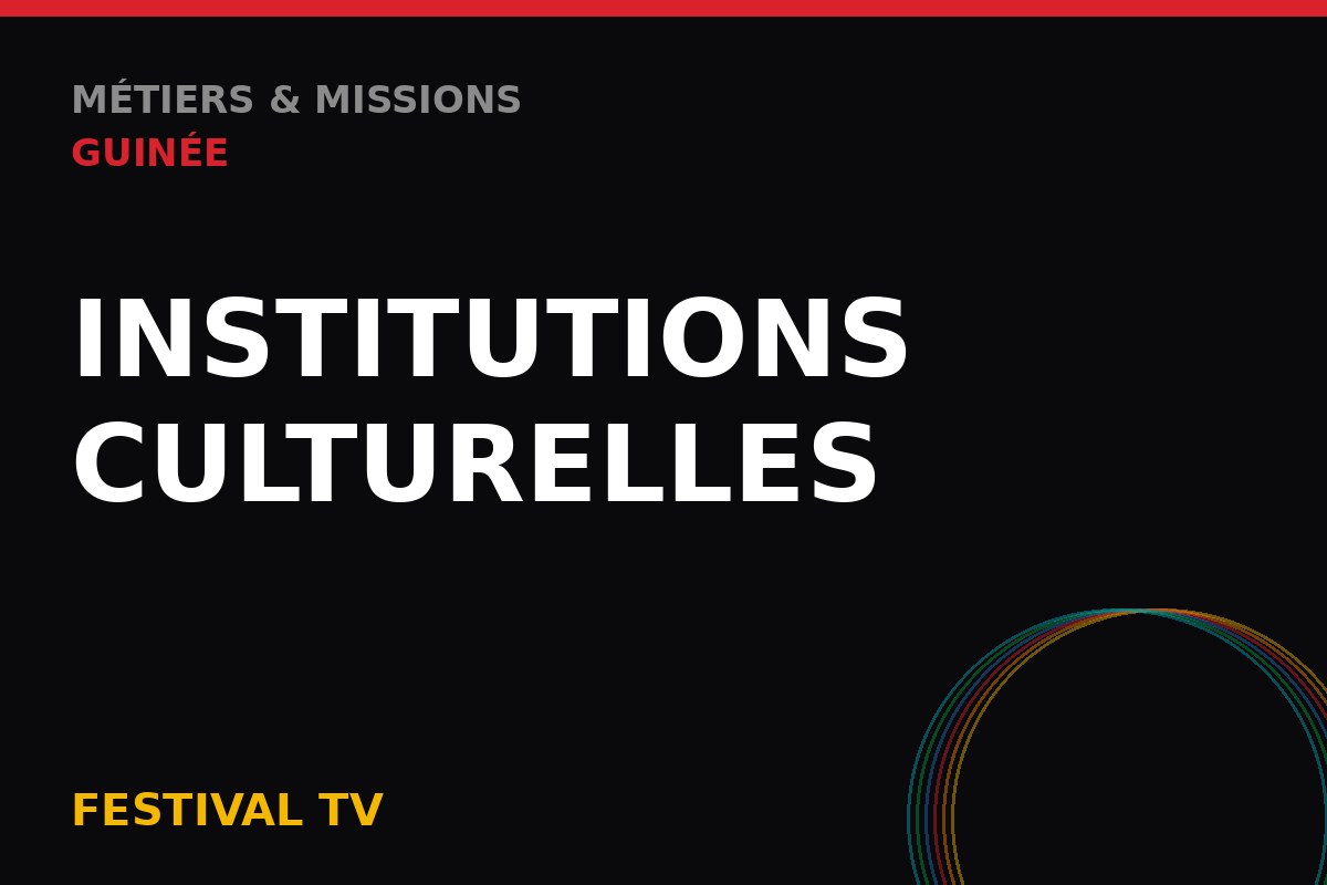 BGDA — Bureau Guinéen du Droit d'Auteur — Institutions culturelles en Guinée (visuel de catégorie Festival TV)