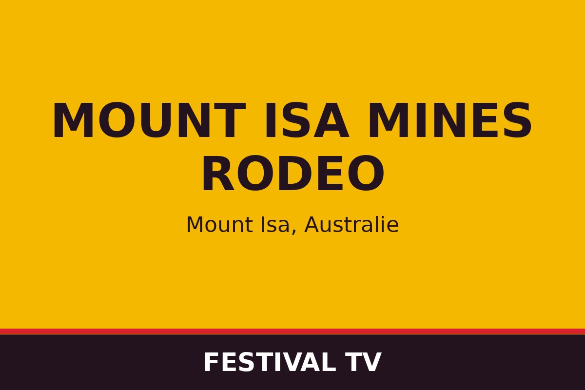 Mount Isa Mines Rodeo — affiche / photo officielle