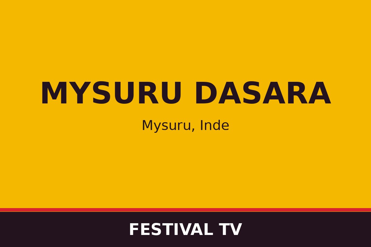Mysuru Dasara — affiche / photo officielle
