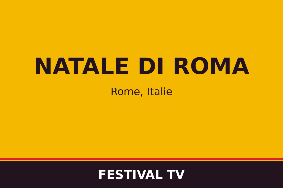 Natale di Roma — visuel Festival TV