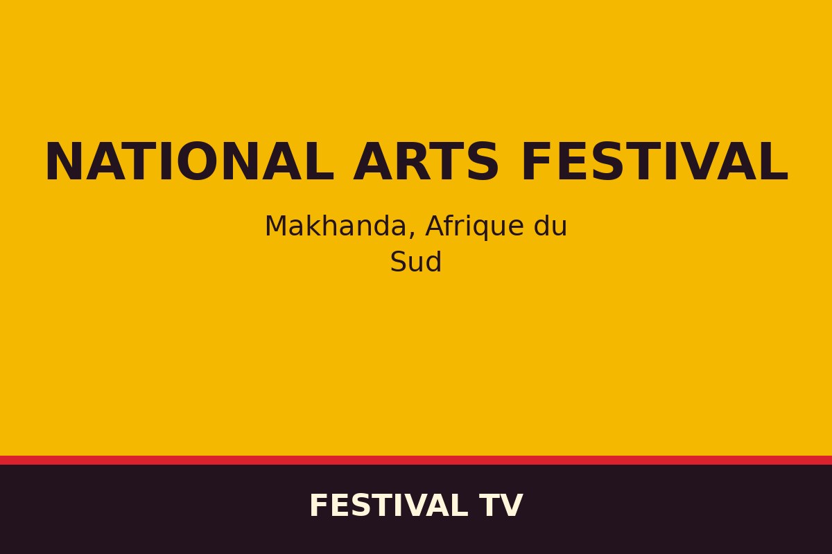 National Arts Festival — affiche / photo officielle